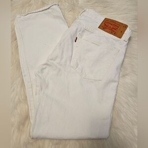 Levi's Men's Straight Jeans in White